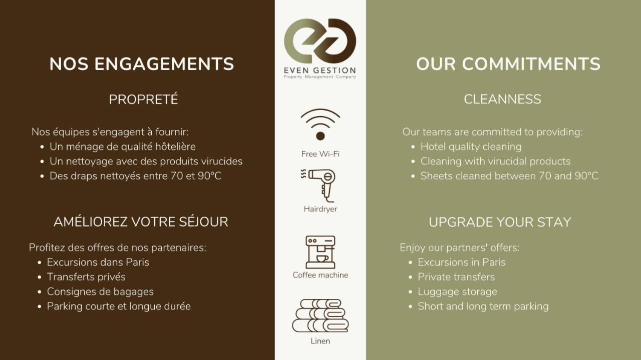 Apartament Prox.Gare Montparnasse-Galeries Lafayette! 4Pers. Paryż Zewnętrze zdjęcie